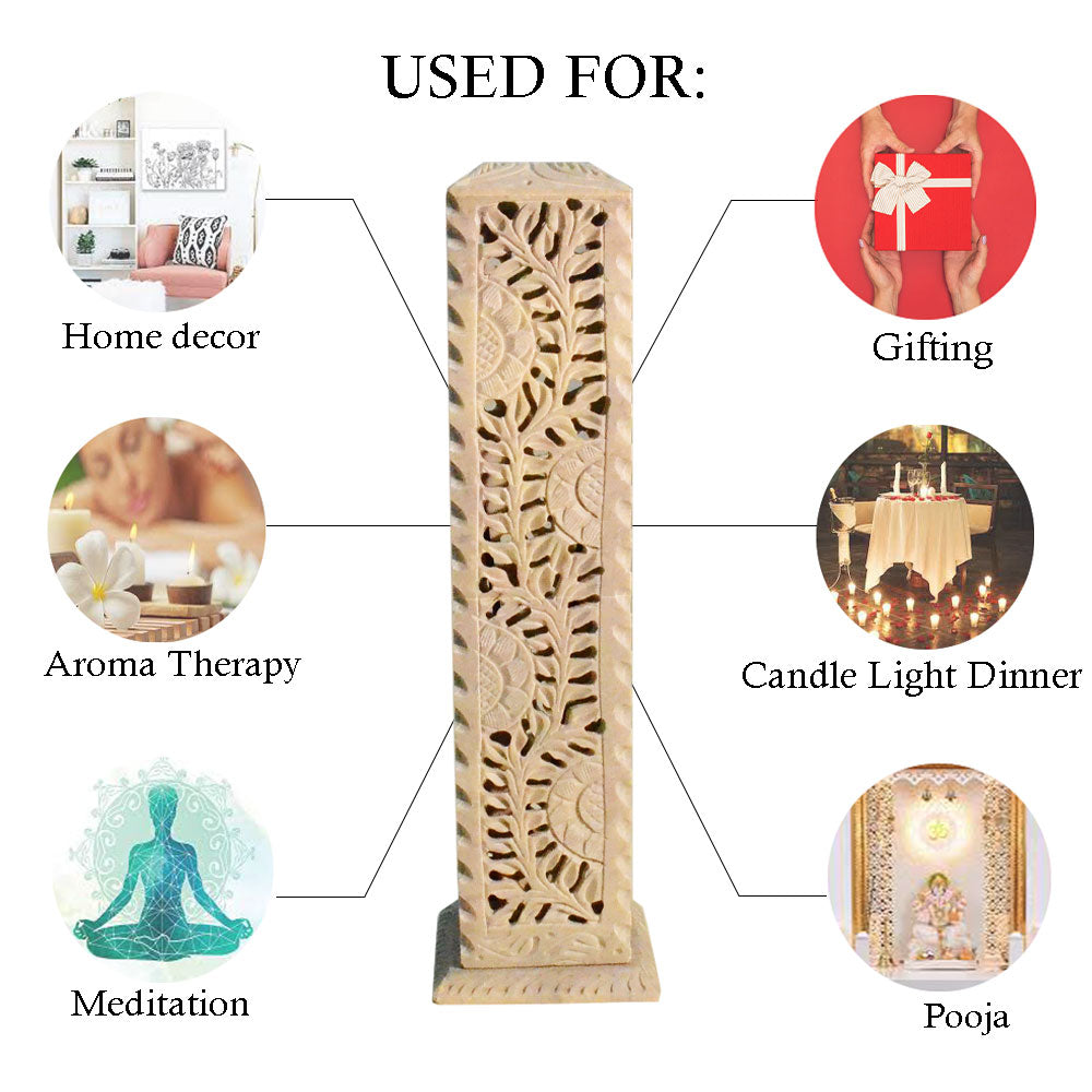 Warna Marble Incense Sticks Holder