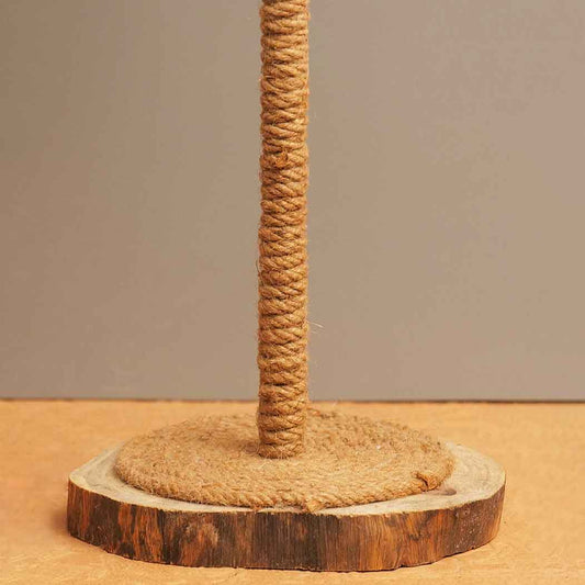 Baluster Jute Lamp