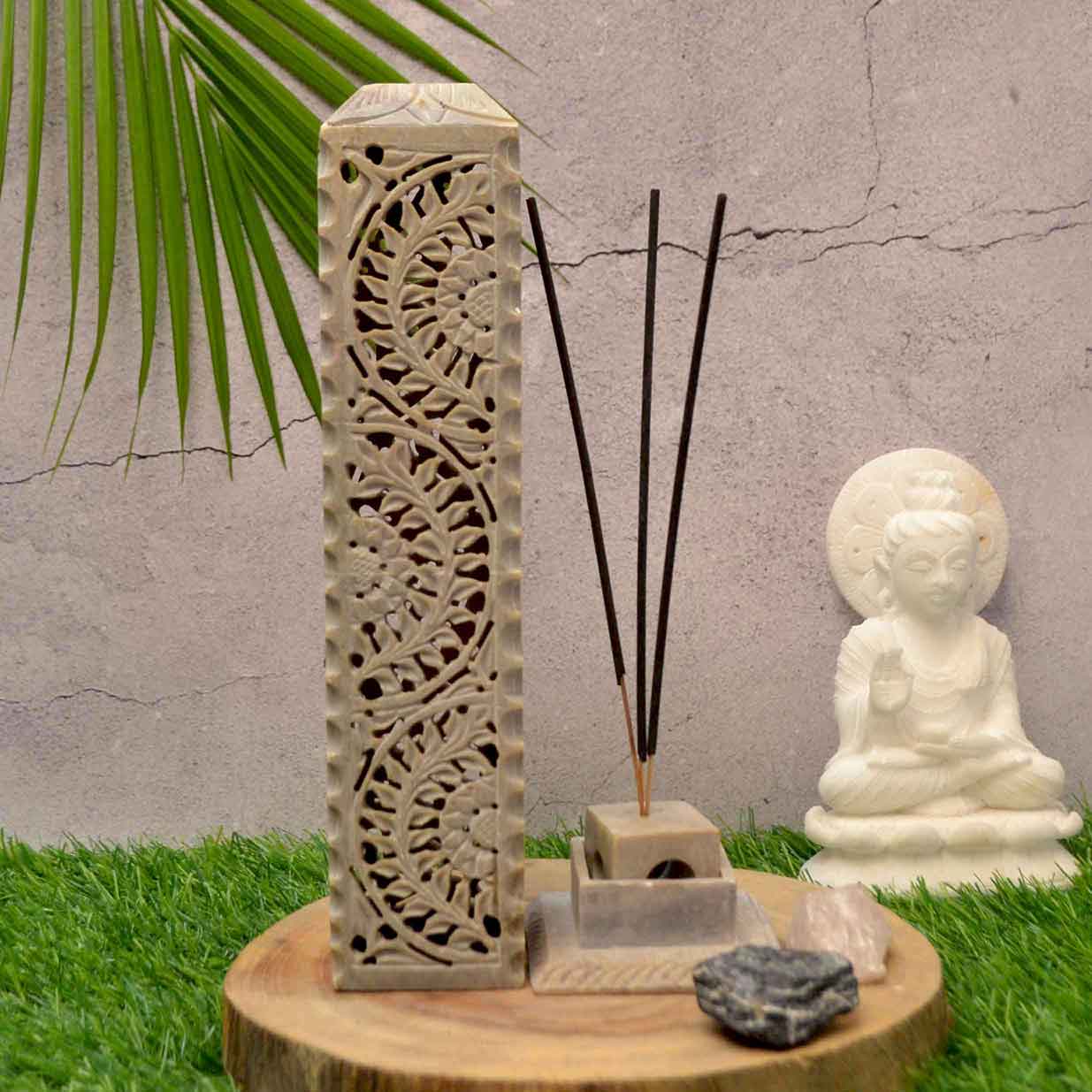 Warna Marble Incense Sticks Holder
