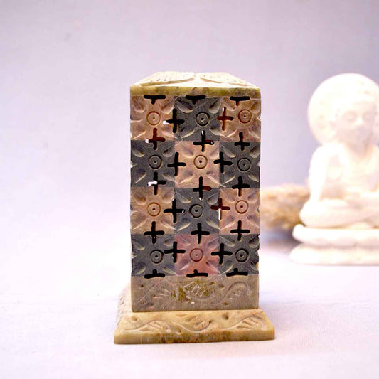 Soapstone Chess Incense Holder (5? Inch)