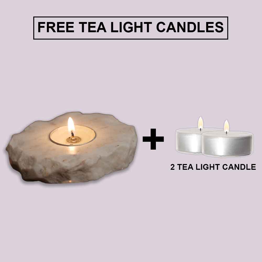 Marble Tea Light Candle Holder Festive Décor