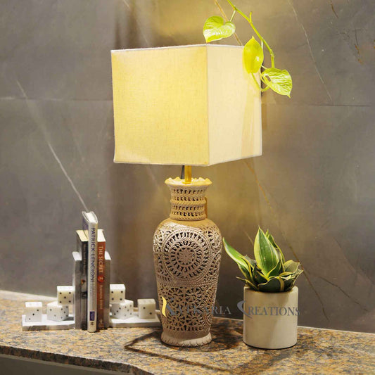 Soapstone Vase Table Lamp