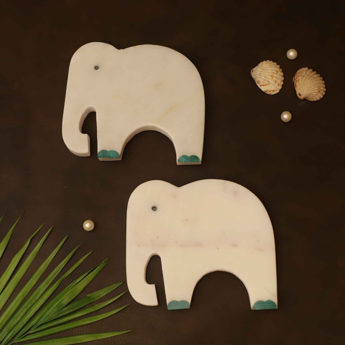 Gajah Inlay Coasters Set of 4