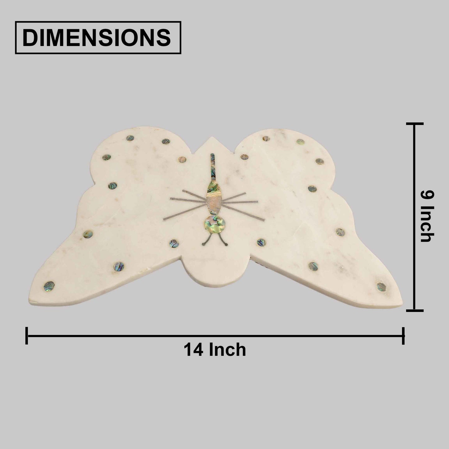 Butterfly Marble Cheese Board