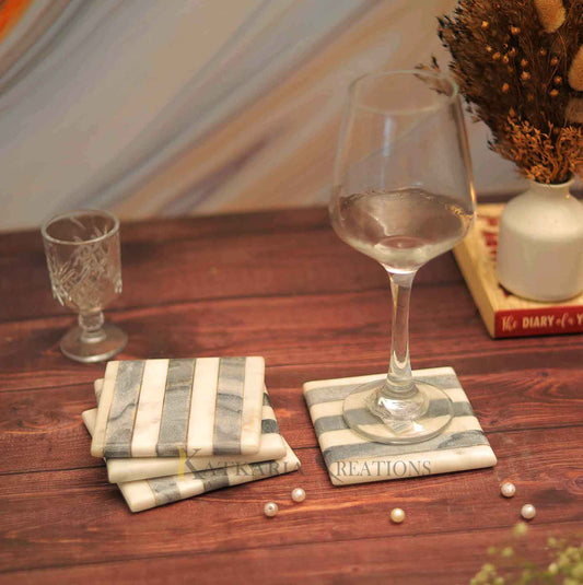 Marble & Kayampura Coasters Set of 4