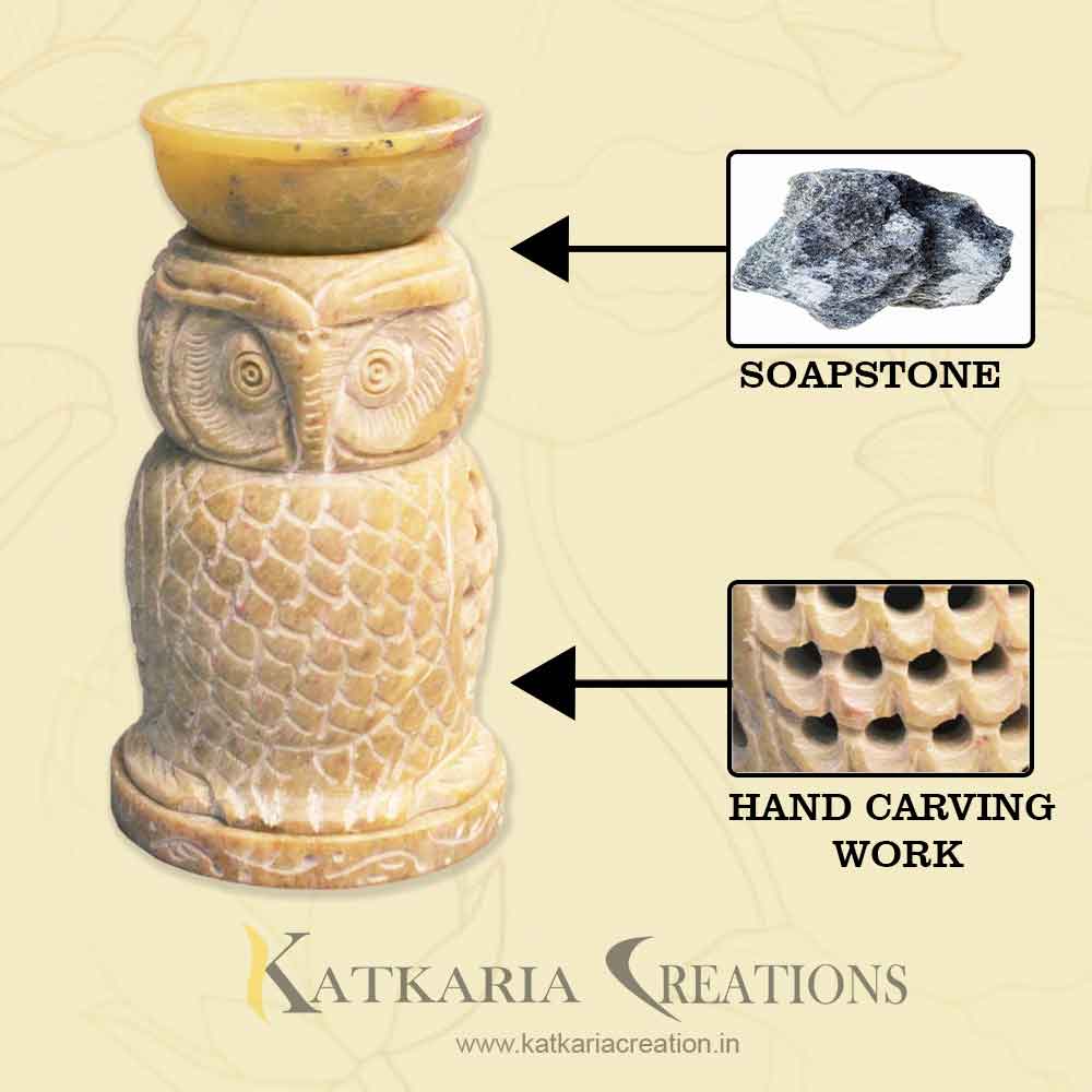 Owl Aroma Oil Diffuser With Free Essential Oil and Candles
