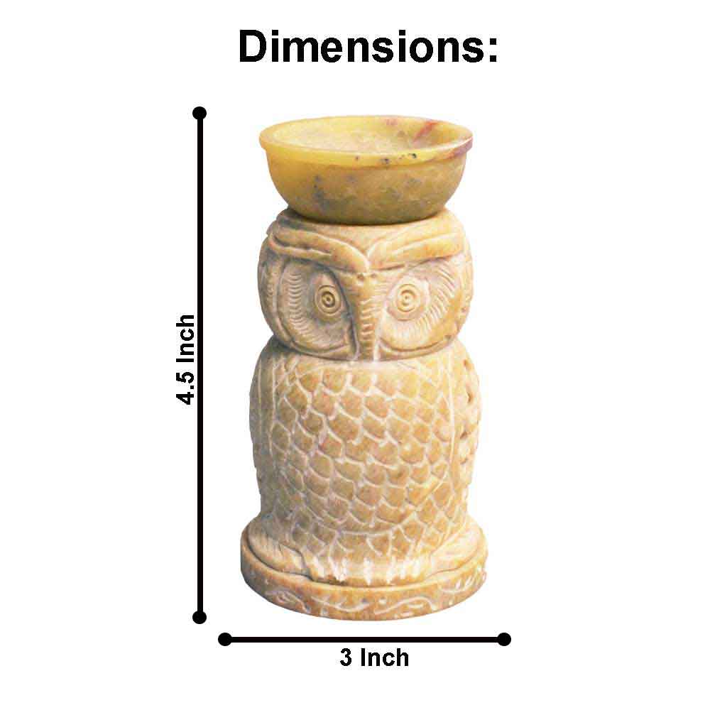 Owl Aroma Oil Diffuser With Free Essential Oil and Candles